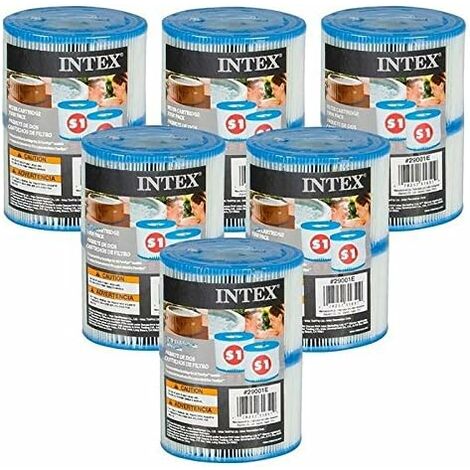 INTEX 12 Cartouches Pure Spa (6 Lots de 2 filtres)