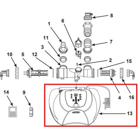 INTEX - 12658 - Stazione di comando11898 per generatore ECO5220/6220 (parte 13)