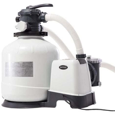 Intex 26644 ex 28644 universelle Sandfilteranlage Krystal Clear Sandfilterpumpe Aufstellpools 4500 l/h