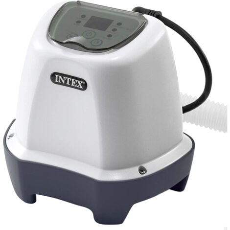 Intex 26662 - Generatore Salino di Cloro Krystal Clear, per Pompa Filtro 1136-3785 L/h, Produzione Cloro 2 g/h, per Piscine Piccole fino a 366 cm, Plastica, Bianco
