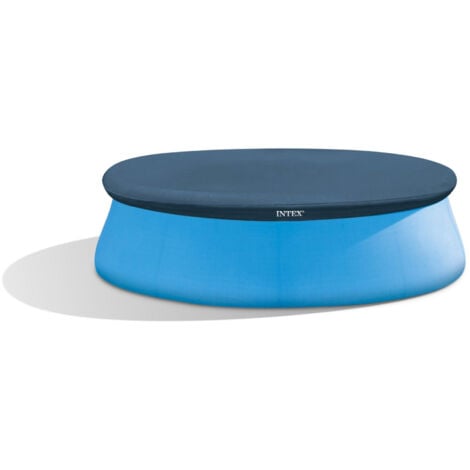 Intex 28021 - Telo Copripiscina per piscina Easy, PVC, Blu, 305 cm