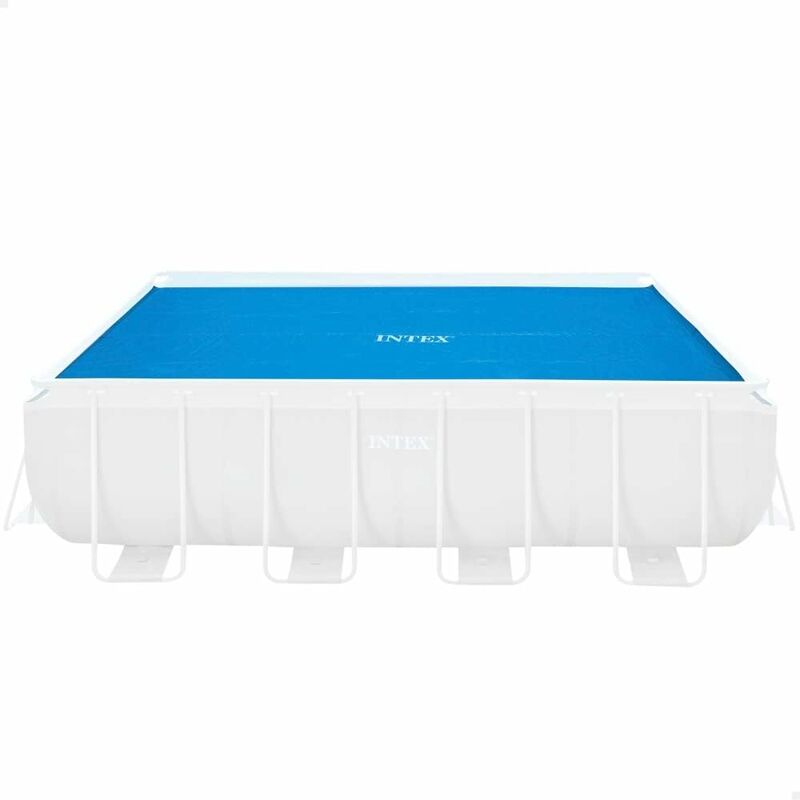 INTEX 28028 Copripiscina telo termico solare per piscina con telaio 400x200