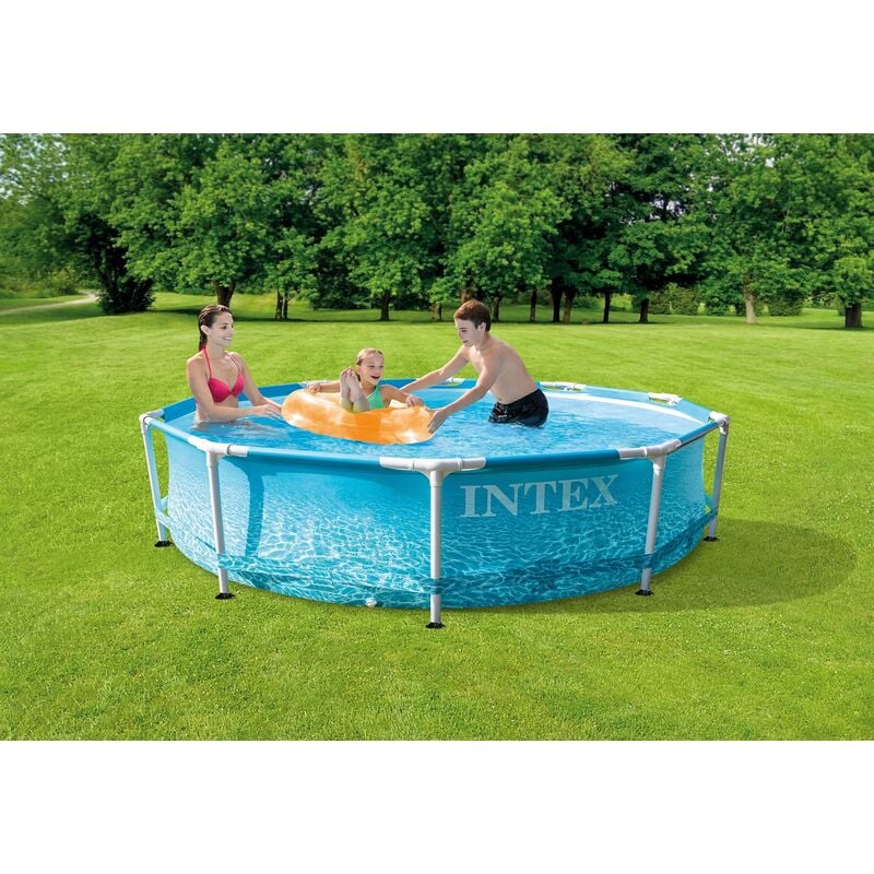 28208 Metal Frame Pool 305 x 76 cm mit Filterpumpe - Intex