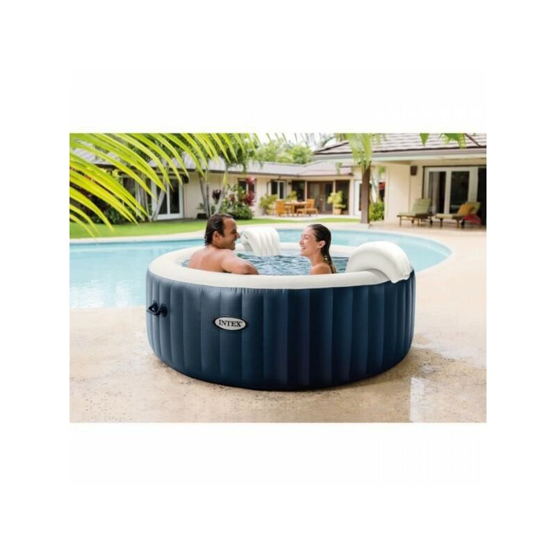 Spa gonflable Intex Blue Navy - 196 x 71 cm - 4 places - Rond - 28430EX