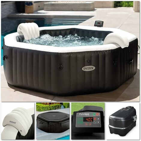 Intex 28462 Whirlpool Pure SPA Bubble Jet Massage aufblasbar 6 Personen