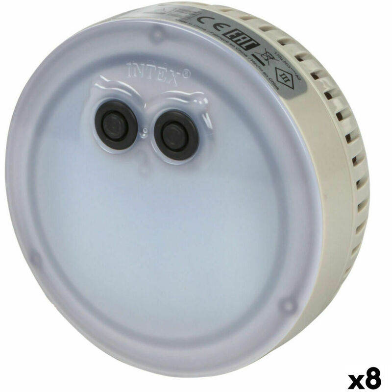 Luce piscina Intex 28503 12 x 12 x 6,5 cm Multicolore (8 Unit√†)