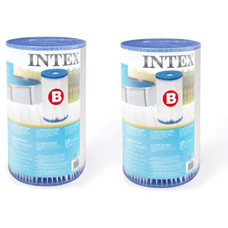 INTEX 29005 Ricambio cartone cartuccia per pompa filtro acqua piscina modello B Pezzi 2