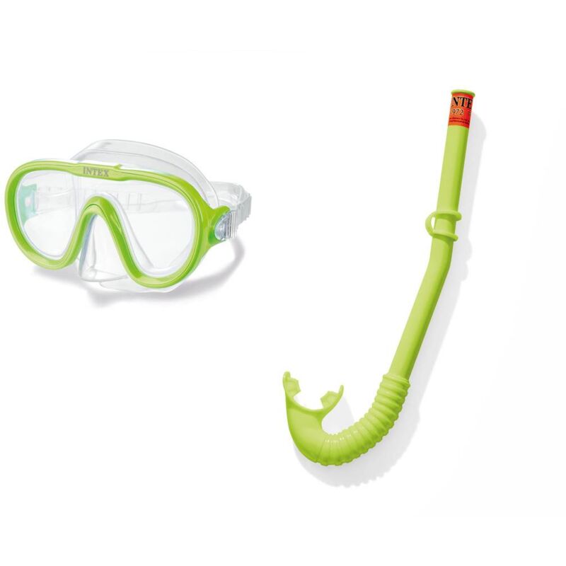 Kit masque et tuba Adventurer 8 ans et + - Jaune - Intex