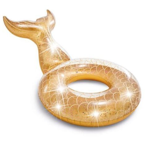 INTEX 56258EU FLOTTEUR DE PLAGE ET DE PISCINE OR SWIMMING RING MOTIF VINYLE