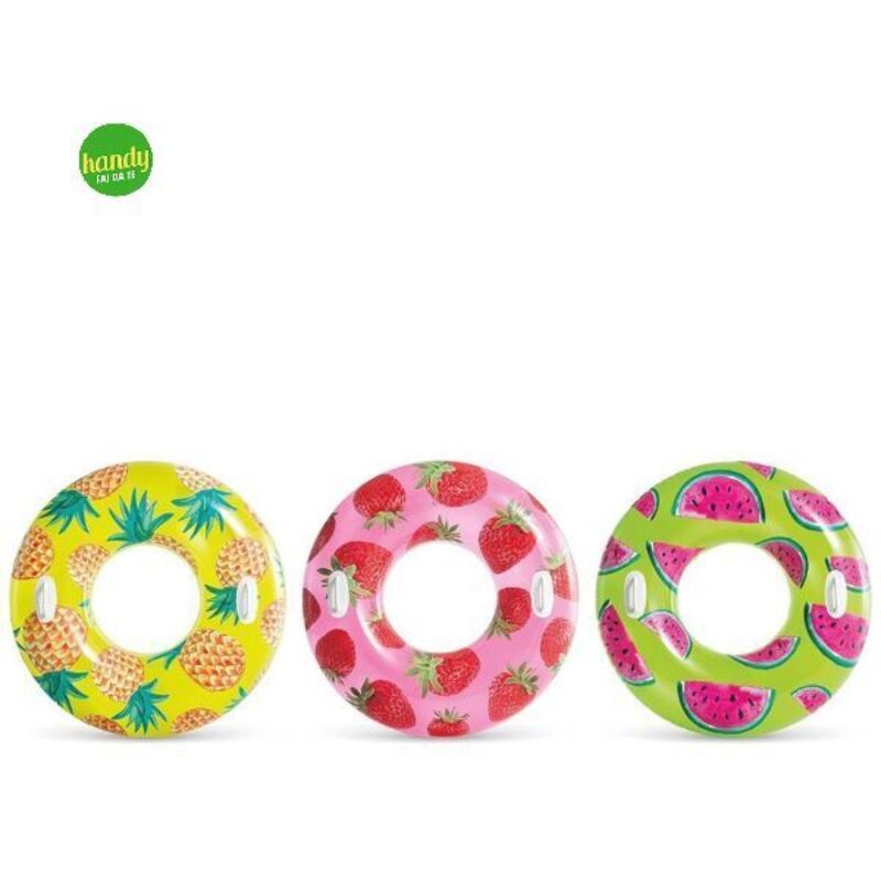 Intex 56261NP galleggiante da piscina e da spiaggia Multicolore Immagine Vinile Anello di nuoto