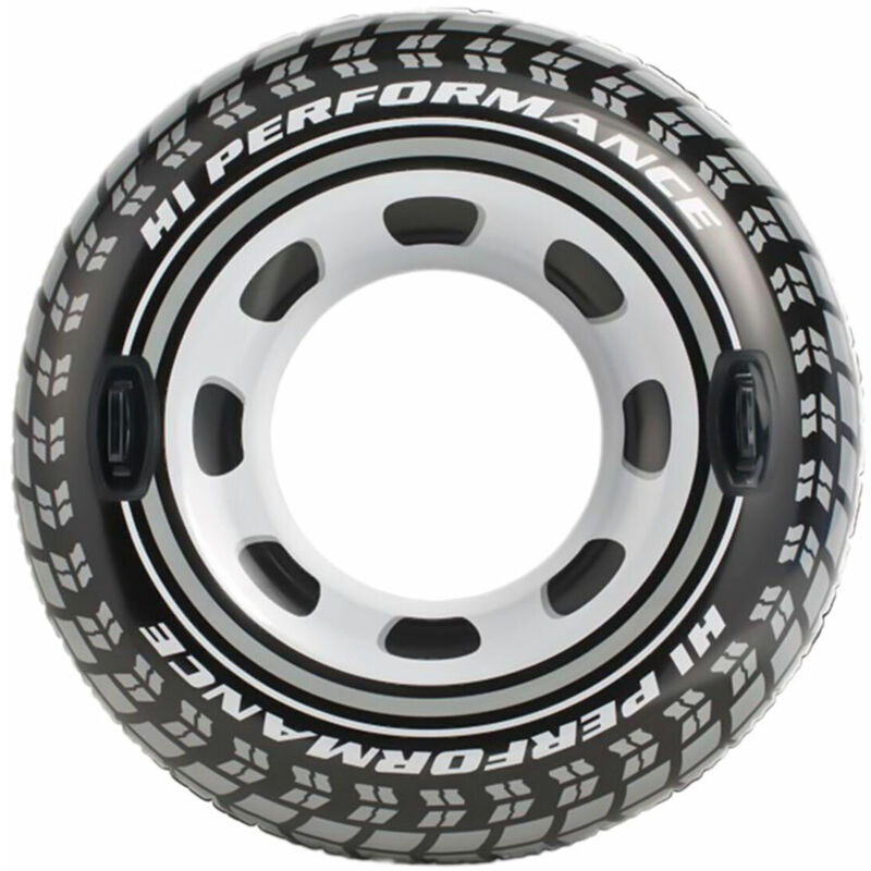 Intex - Flotador Neumático - Diámetro 114 Cm Negro