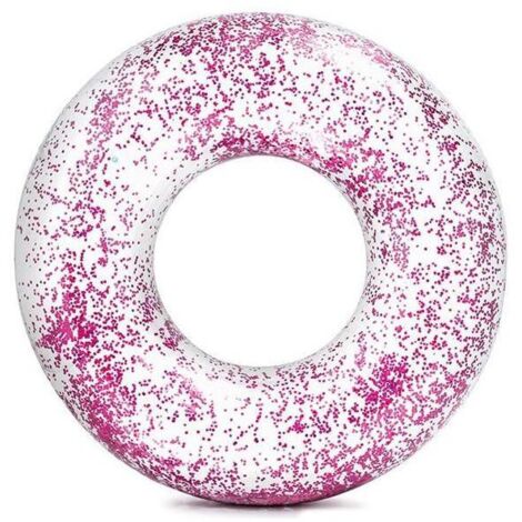 Intex 56274 salvagente gonfiabile effetto glitter colori assortiti cm.119 per mare piscina