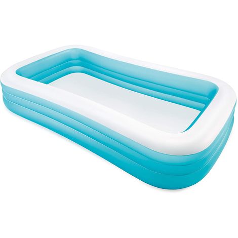 Intex 58484 Piscina Gonfiabile Family rettangolare 3 camere d'aria 305x183 H56 cm