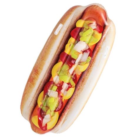 INTEX 58771 MATELAS HOTDOG C/POIGNÉES 180 X 89 CM