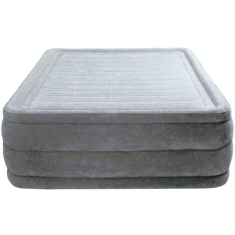 Intex 64418 Comfort-Plush 'Queen' Matelas gonflable (L x l x H) 203 x 152 x 56 cm gris S544451