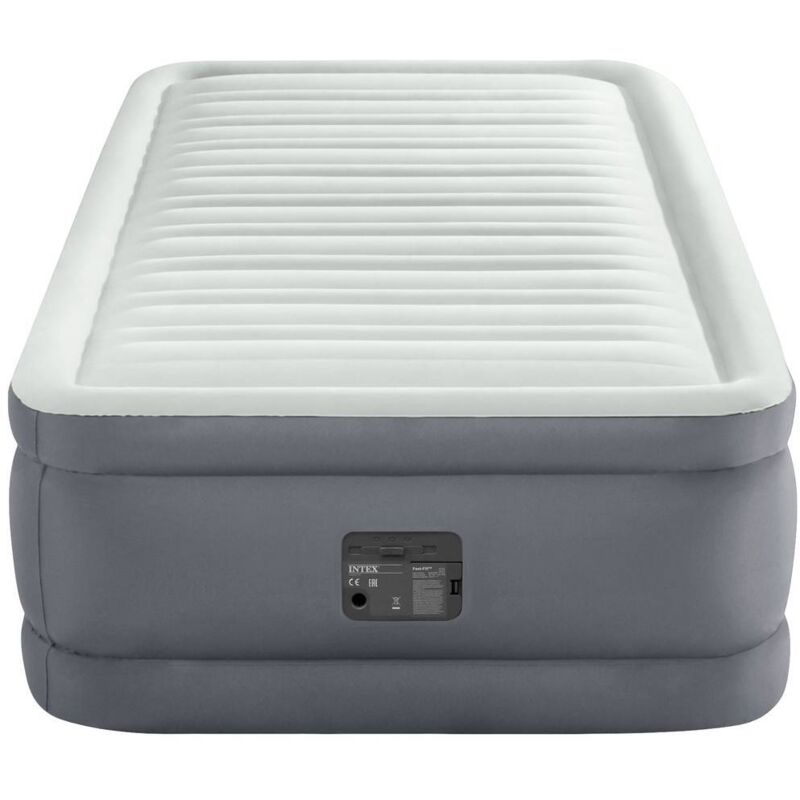 64902NP PremaireElevated Letto ad aria (l x l x a) 1910 x 990 x 460 mm Grigio chiaro - Intex