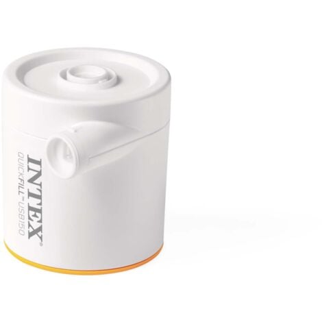 BETOYS Intex 66616 Pompa Elettrica QuickFill USB150 Con Doppia Funzione Gonfiaggio e Sgonfiaggio