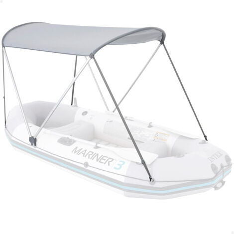 Intex 68600 Bootsverdeck Boots-Überdachung Sonnenschutz Regenschutz 160x142 cm