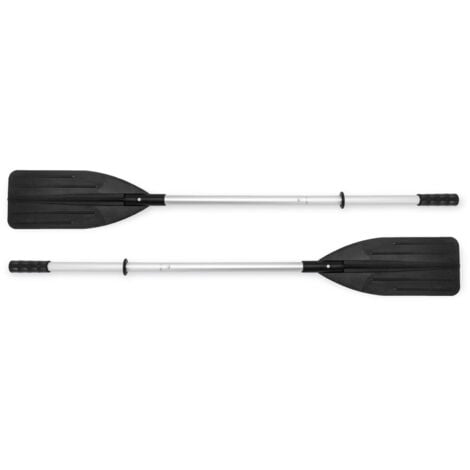 GRE Intex 69625 - Coppia di Remi in Alluminio per Canotti, PVC e Alluminio, Nero, 137 cm