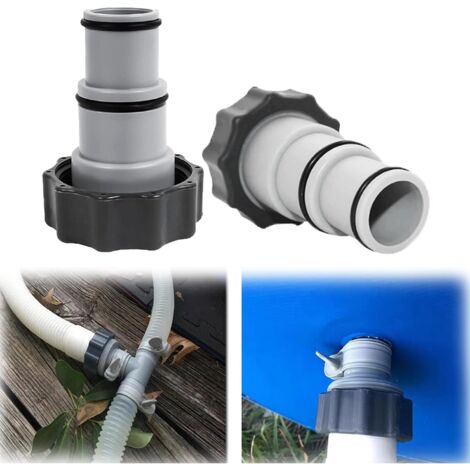 KMOND Intex Adaptateur de tuyau de rechange pour pompes série A, lot de 2, 8 pouces