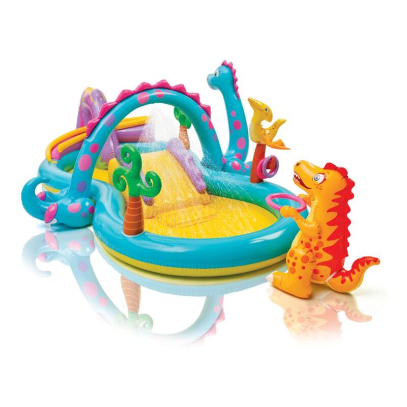 Intex - Aire de jeux gonflable Dinoland