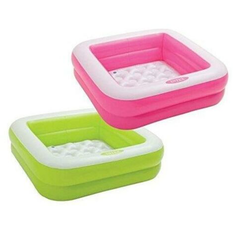 Intex Babypool Play Box Pool, Farblich Sortiert, 85 x 85 x 23 cm, Sortierte Farben