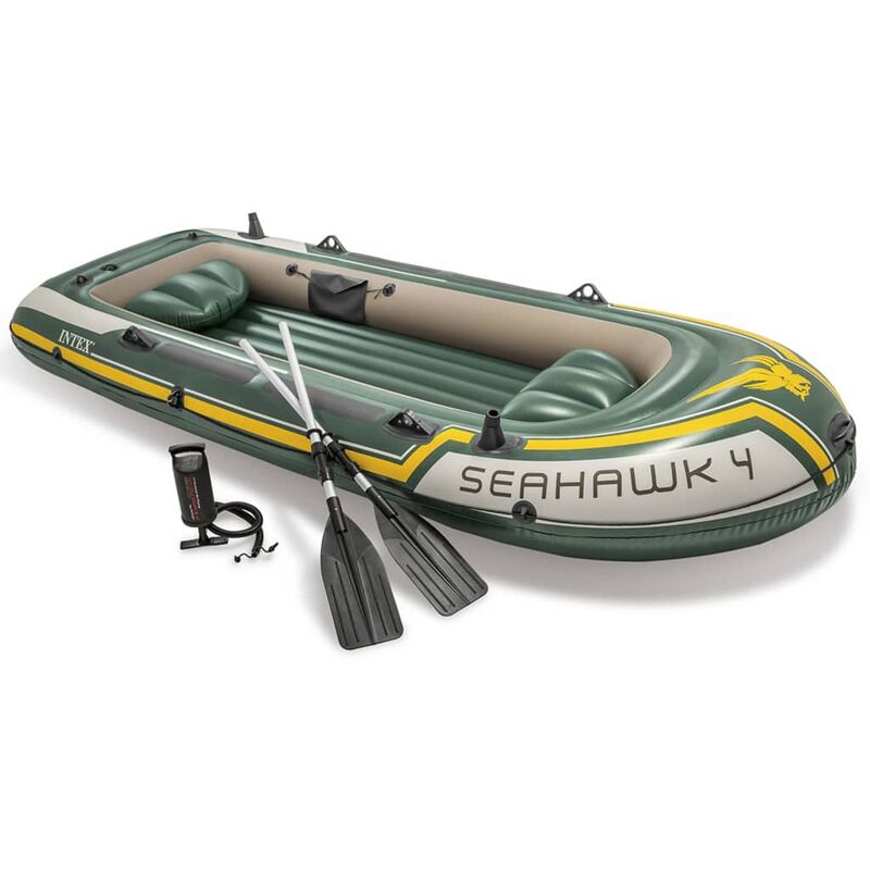 

Intex Barca Hinchable con Remos y Bomba Seahawk 4 - Multicolor