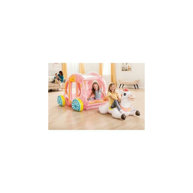 Gioco gonfiabile carrozza principessa princess Intex cm 145x134x104h