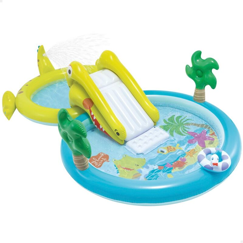 

Centro de juegos acuático intex con tobogán
