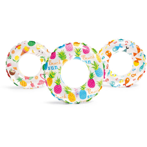 INTEX CIRCLE FISH POLTOPO FLAMINGO PATRERNS 61 CM 59241NP