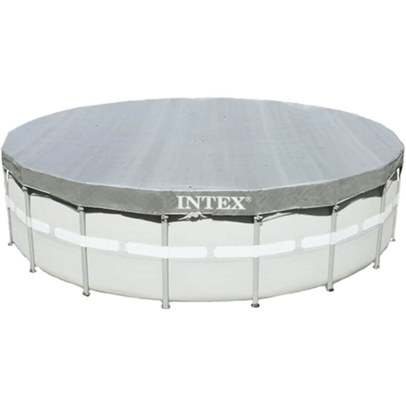 

Intex Cubierta para piscina redonda 549 cm Deluxe 28041 - Gris