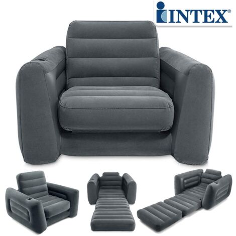 Intex Divano Letto Lounge Poltrona Letto Gonfiabile per Ospiti 117x224x66 cm 66551