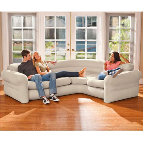 Intex Eckcouch Sofa 257 x 203 x 76 cm Lounge 168575NP