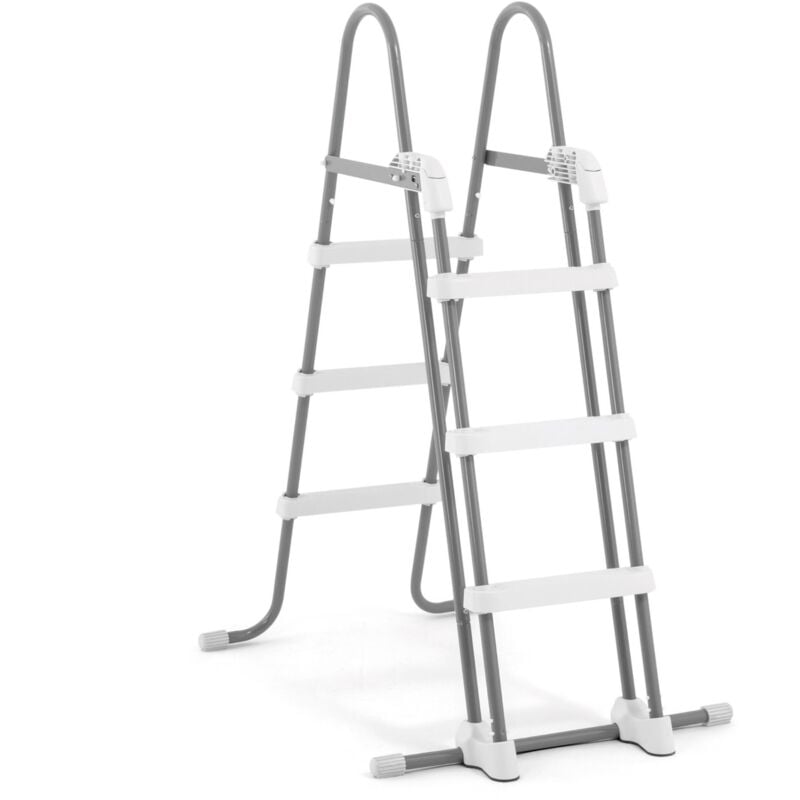 

Escalera para piscina 3 peldaños 91-107 cm - Gris - Intex