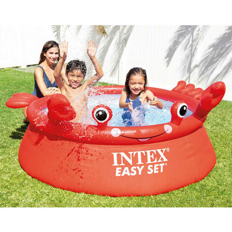 INTEX Happy Crab Piscina inflable Easy Set 183x51 cm