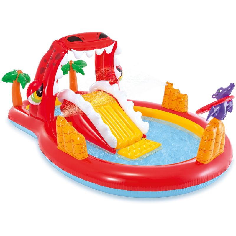 Intex Happy Dino Play Center Aufblasbare Pool Rutsche Fur Kinder 57160