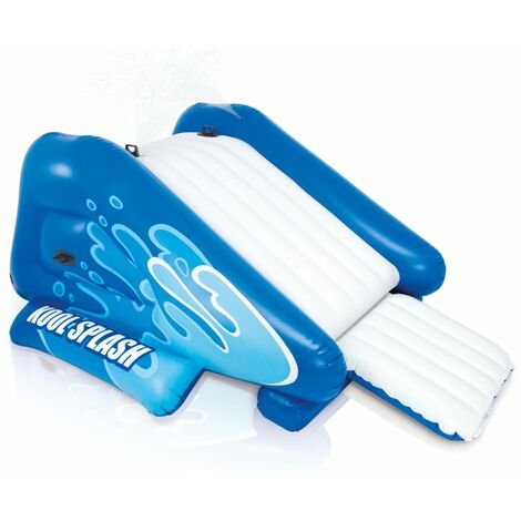 main image of "Intex Inflatable Water Slide Kool Splash Blue - Blue"