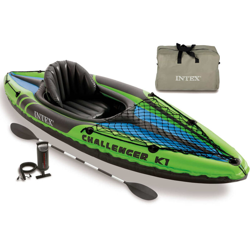 

Intex Kayak inflable Challenger K1 274x76x33 cm 68305NP - Verde