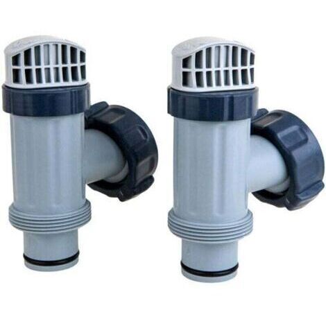 Intex Lot de 2 valves à piston hors sol avec joints et écrous