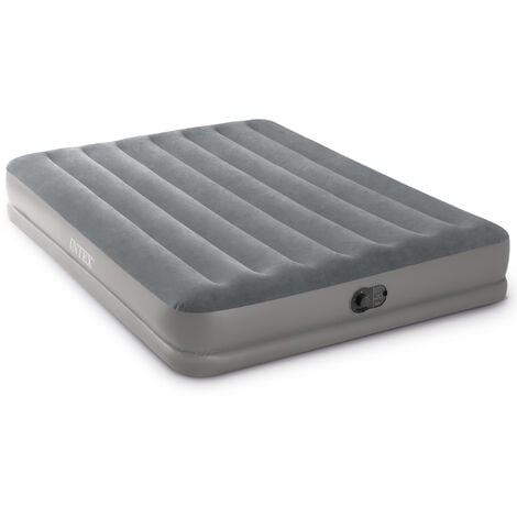 Intex Luftbett 203 x 152 x 30 cm Dura-Beam Prestige mit integrierter Elektropumpe