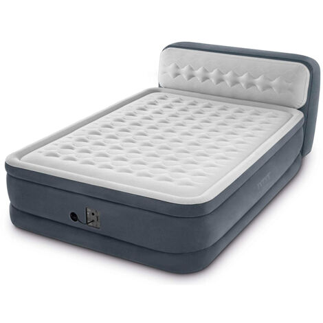 Intex Luftbett 236 x 152 x 86 cm mit integrierter Elektropumpe für 2 Personen