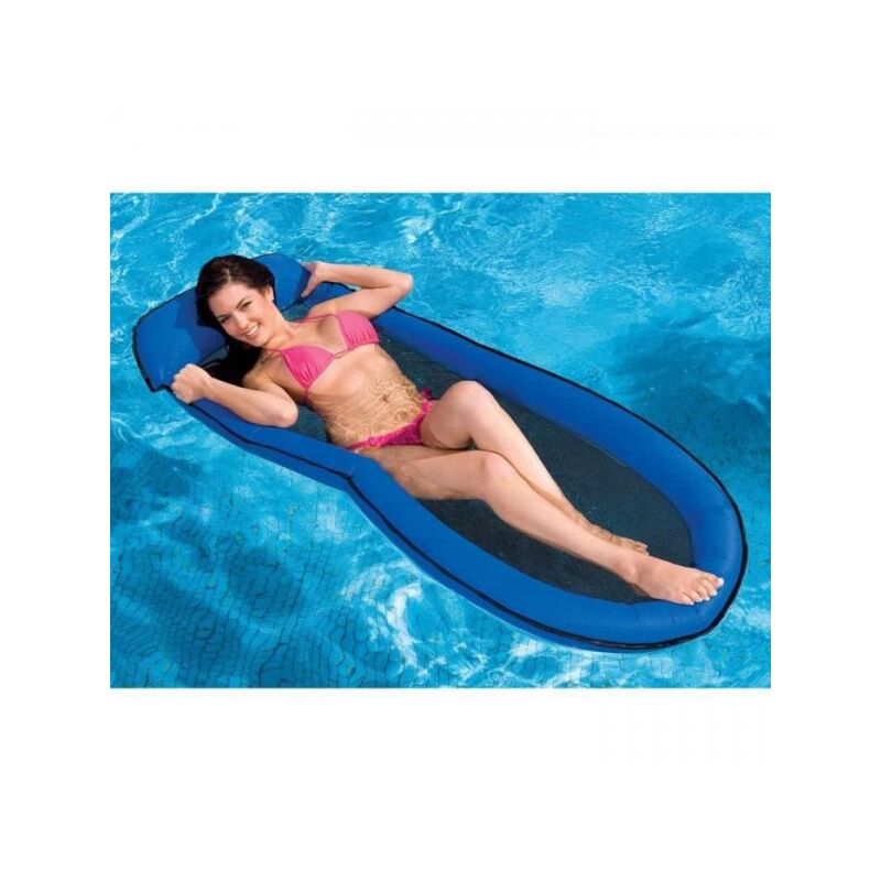 Matelas gonflable semi immergé piscine
