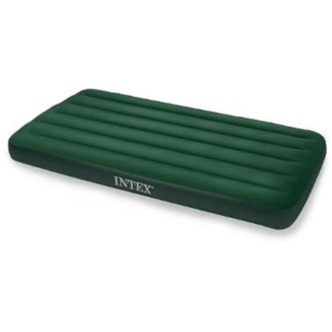 Intex – Matelas gonflable 1 personne 191 x 76 x 25 cm – Technologie Fiber Tech – Gonflage rapide en 2 min – Poids max 136 kg