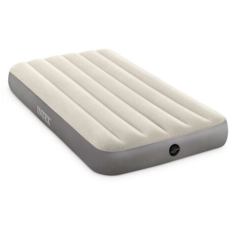 Intex – Matelas gonflable 64101 191 x 99 x 25 cm – Technologie Fiber-Tech pour confort optimal – Utilisation intérieure et extérieure