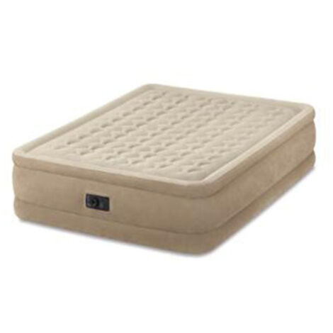 Intex – Matelas gonflable 2 personnes 203x152x46cm – Technologie Fiber Tech pour confort optimal – Gonflage rapide en 4 minutes