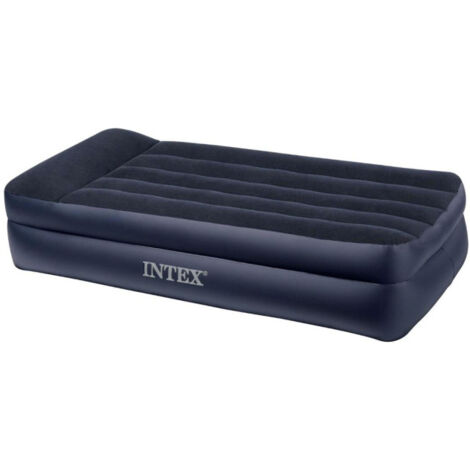 Intex – Matelas gonflable électrique 1 place 99x191x42cm – Gonflage rapide – PVC et polyester – Confort optimal pour camping