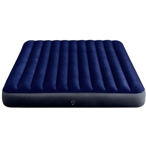 Intex – Matelas gonflable king 64755 – DuraBeam Classic – Dimensions 203 x 183 x 25 cm – Charge max 273 kg – Pliable et compact