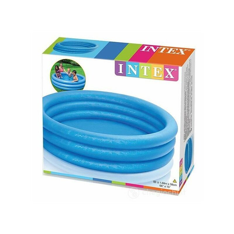 Piscina Crystal Blu Grande Cm168x38 - Intex