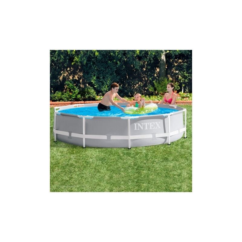 

Piscina desmontable tubular Intex Prism Frame 305x76cm sin depuradora