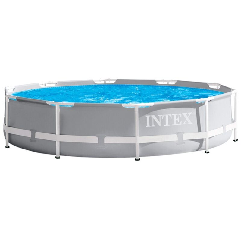 Intex Prism Frame Piscina Desmontable Gris 305X76 Cm